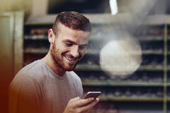 Man on phone