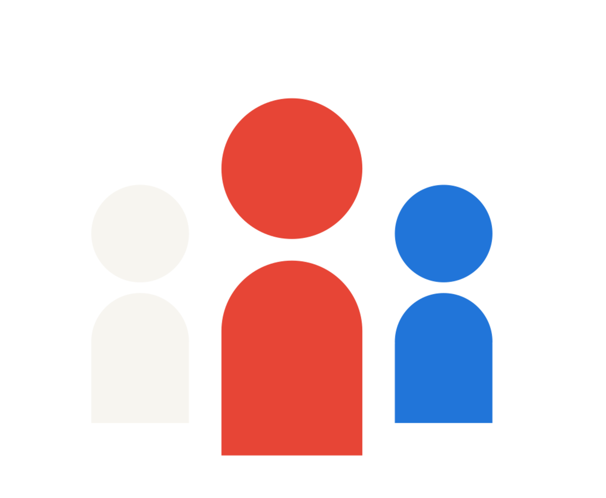 ThreePeopleOneForeFront_illustration_UseBackgroundYellow_RGB